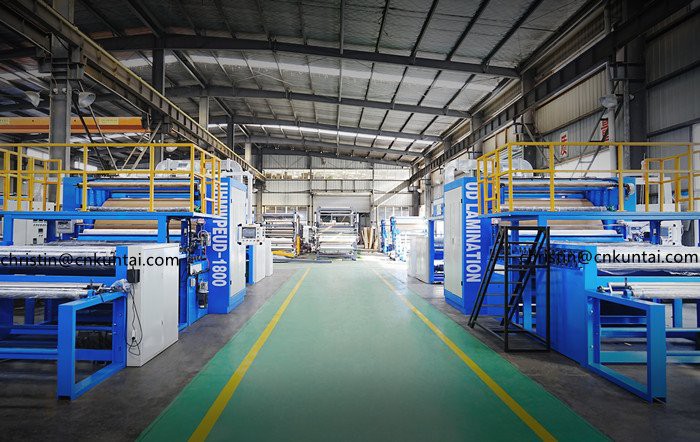 Bulletproof Material UD weft Free Cloth laminating machine4