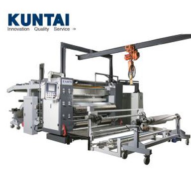 دستگاه لمینت چسب حرارتی پارچه پرده